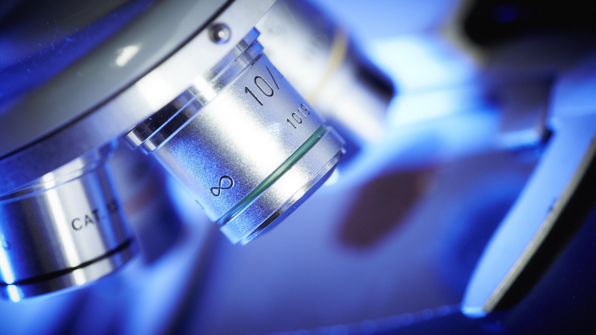 Laboratory Microscope in use for scientific purposes 